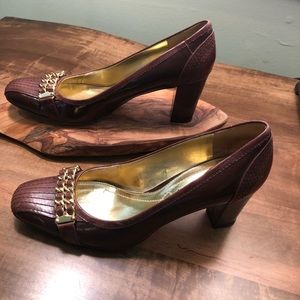 Enzo Angiolini brown heels- Size 7.5